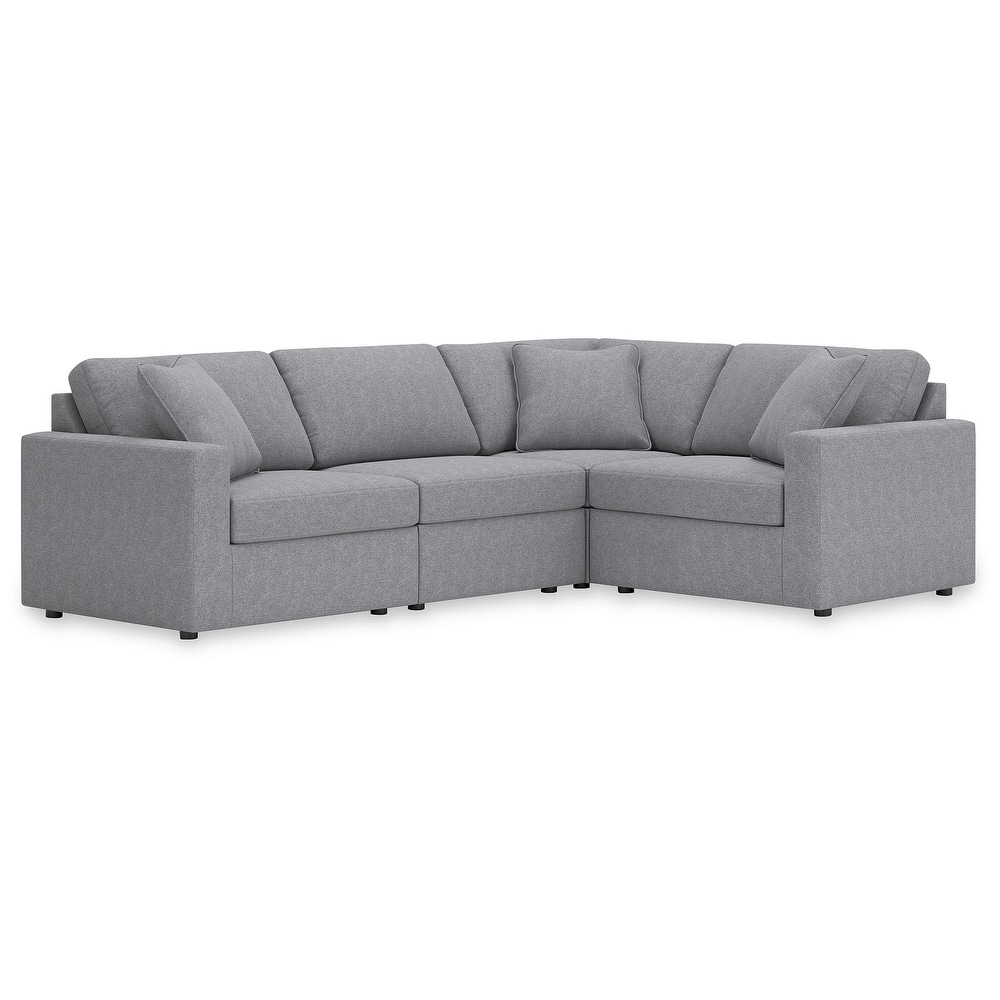 Signature Design by Ashley Modmax 4-Piece Sectional - 107" W x 75" D x 36" H