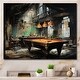 preview thumbnail 1 of 5, Designart "Billard Industrial Game III" Sports Wall Art Prints