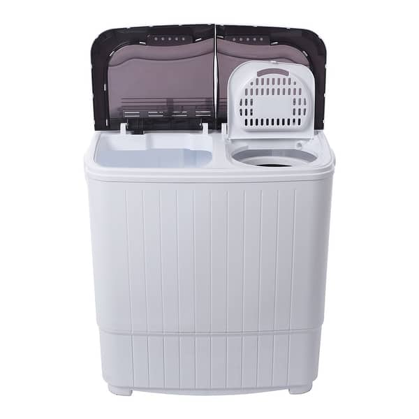 ZENY Portable Compact Washing Machine Mini Twin Tub Washer Spinner
