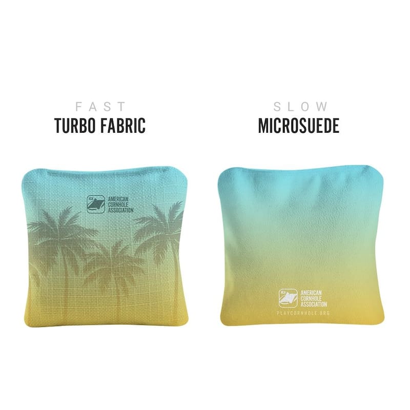 Tropical Sunrise Dual Sided Cornhole Bags