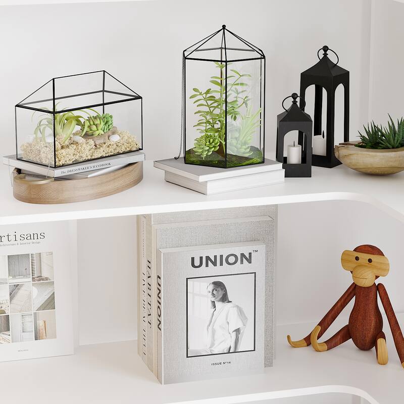 81.9"H Bookshelf Free Combination Shelf Creative Bookcase Bathroom
