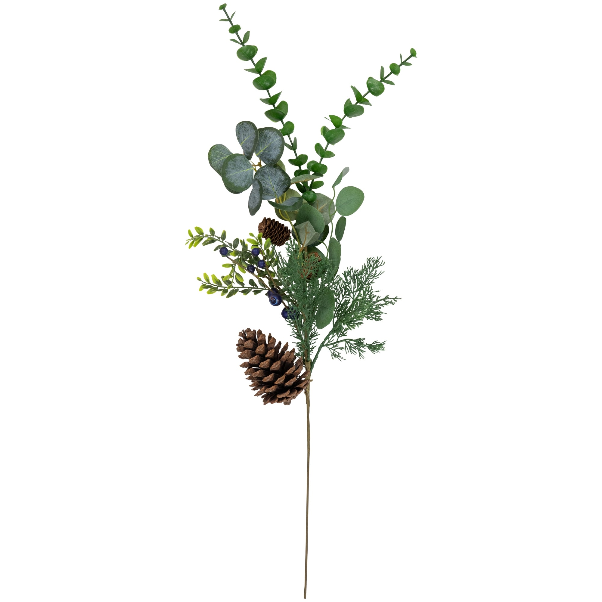 32" Blueberry Eucalyptus Pine Artificial Christmas Spray