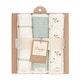 preview thumbnail 8 of 11, Crane Baby Organic Cotton 3-pc. Bunny Burp Cloth Set