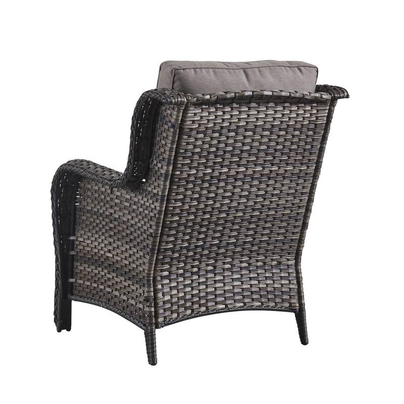 Gymojoy Outdoor Patio Rattan Chairs with Cushions Set of 2