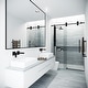 preview thumbnail 5 of 30, VIGO Elan Frameless Sliding Shower Door
