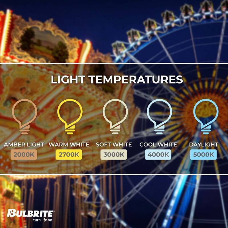 Bulbrite Pack of (25) 11 Watt Dimmable S14 Incandescent Light Bulbs with Medium (E26) Base