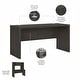 preview thumbnail 38 of 46, Echo 60W Credenza Desk from Office by kathy ireland®