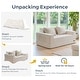 preview thumbnail 48 of 86, Corduroy Loveseat Sofa Bed 4 in 1 Foldable Floor Sofa Couch Convertible Boneless Couch