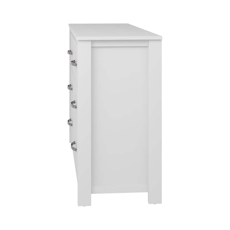 Layton 6 Drawer 47.2 in. Wide Dresser (Sturdy, Effortless Assembly with Interlocking Drawers)