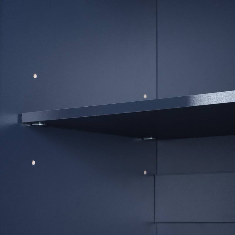 Farmhouse 77.3" Tall Kitchen Pantry Cabinet with 5 Drawers, 6 Door Shelves, 2 Adjustable Shelves