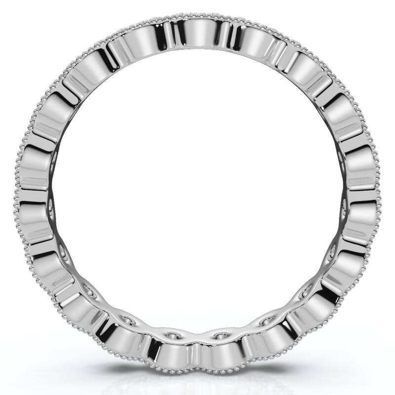 Bliss Diamond 1/3Ct Diamond Aria Eternity Wedding Ring Gold Lab Grown