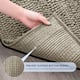 Subrtex Non-slip Bathroom Rug Chenille Soft Striped Plush Bath Mat