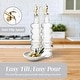 preview thumbnail 34 of 196, COOK WITH COLOR Glass Olive Oil Bottle Dispenser - 2 Pack- 17oz Oil and Vinegar Carafe Decanter