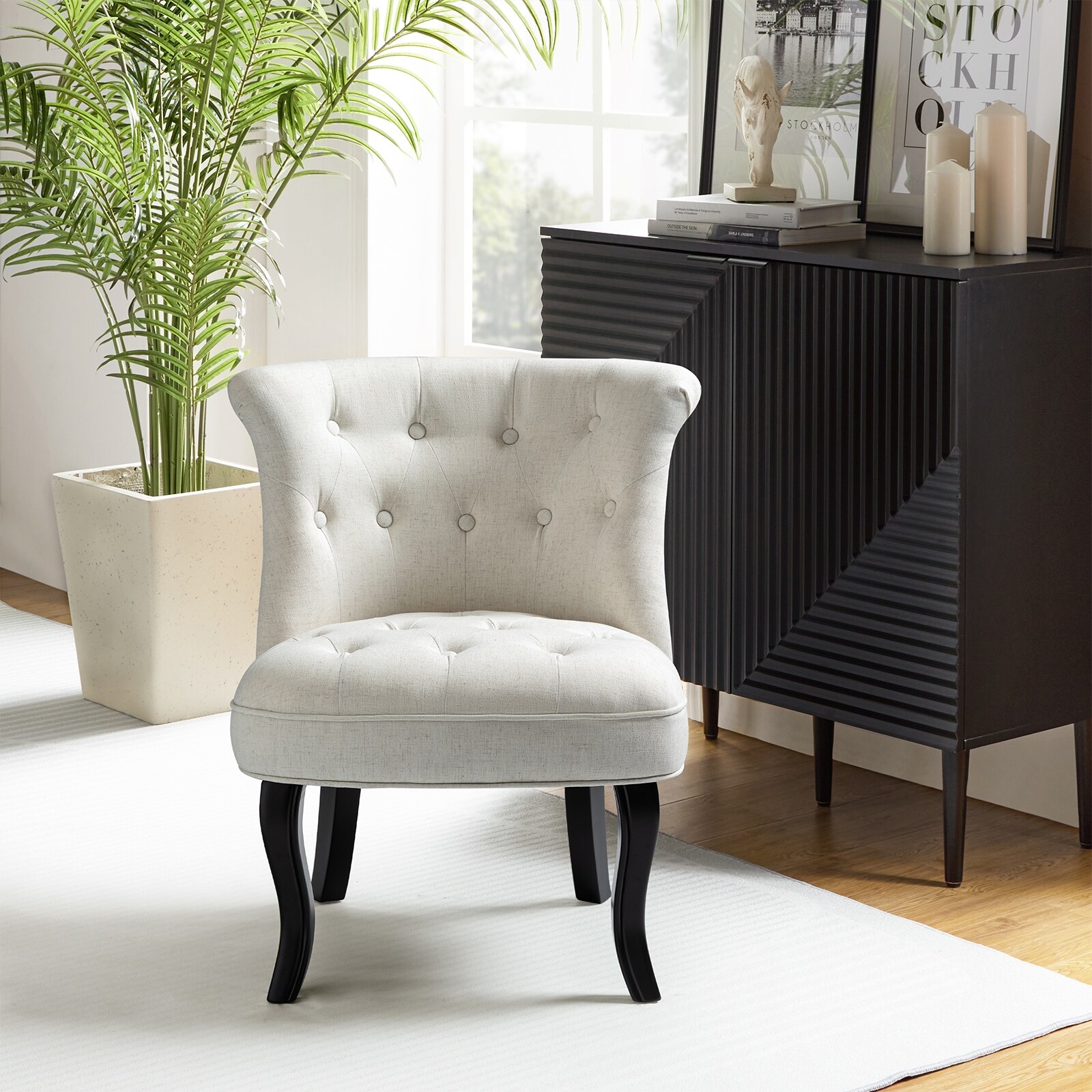 Overstock jane accent chair top