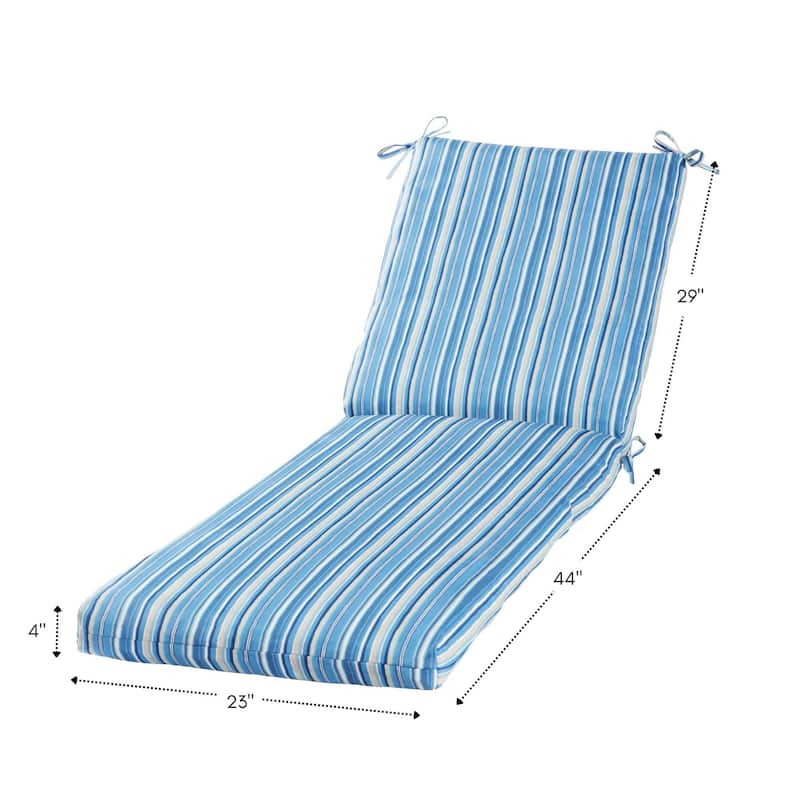 Greendale Home Fashions Outdoor Chaise Cushion (Cushion Only)