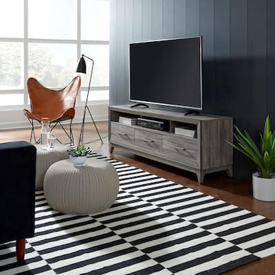 Mercury Driftwood Gray 62 Inch TV Console - 62 inches
