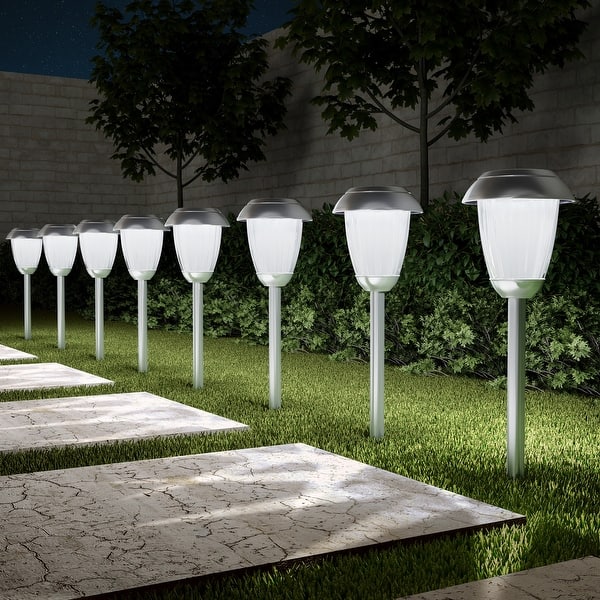 6 Pack Outdoor Solar Figurine Lights, Solar Powered Garden Stake Light,  Color Ch