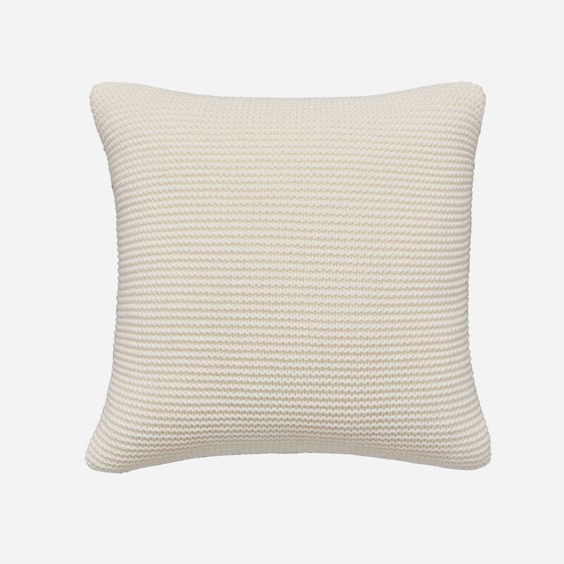 Splendid Synder 100% Acrylic Sweater Knit Decorative Throw Pillow - Sugar