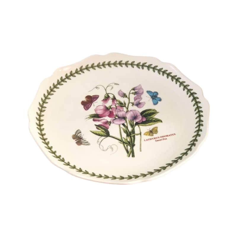Portmeirion Botanic Garden Chip and Dip Set - 11 in Platter and 5.5 in Dip Bowl