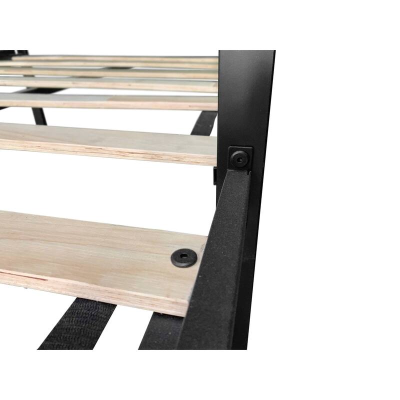Triple Bunk Bed - Vent Board, Sturdy Metal Frame, Noise-Free Slats, Separable, No Box Spring