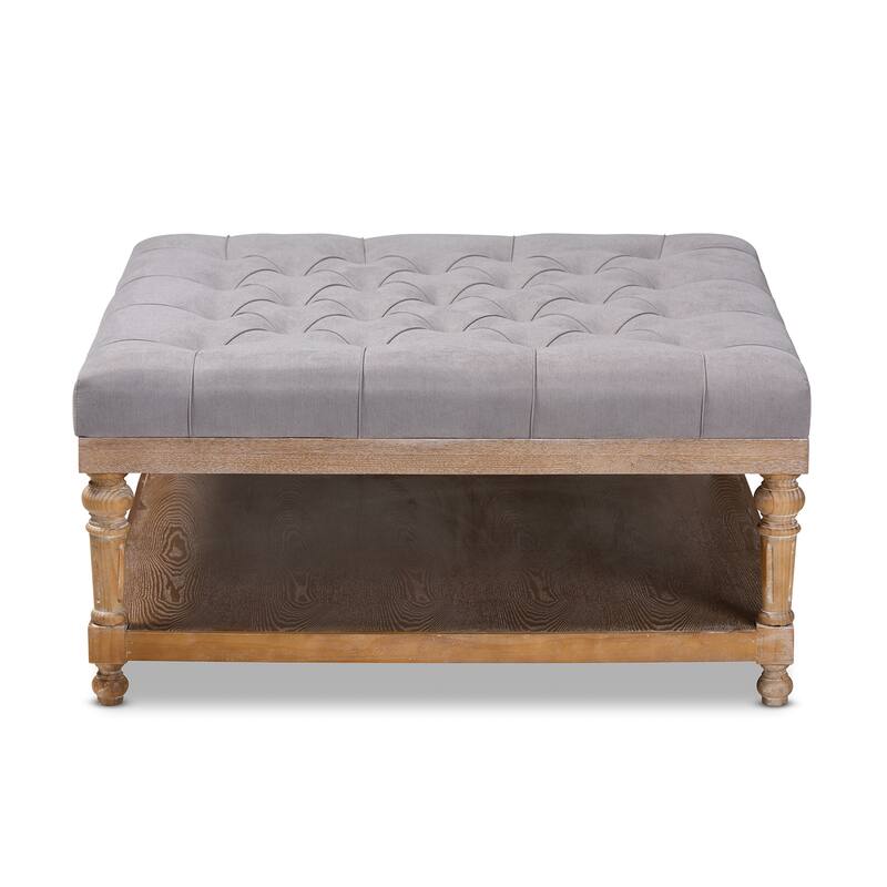 The Gray Barn Windy Ridge Modern and Rustic Cocktail Ottoman