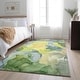 preview thumbnail 1 of 5, Premium Washable Super Soft Abstract Watercolor Mayfield Rug Yellow - 2' 6" x 3' 10" - Rectangle