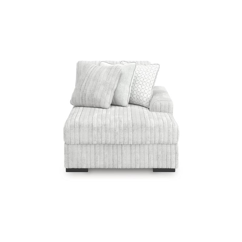 Signature Design by Ashley Stupendous White 2-Piece Sectional with Chaise - 141" W x 67" D x 41" H