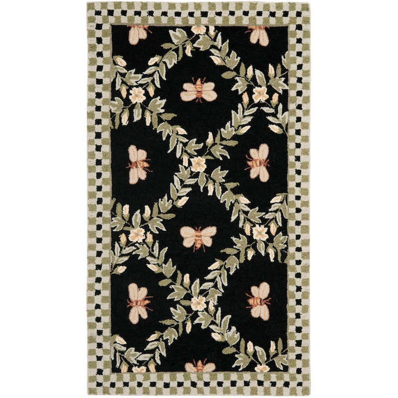 SAFAVIEH Handmade Chelsea Aubree French Country Trellis Wool Rug
