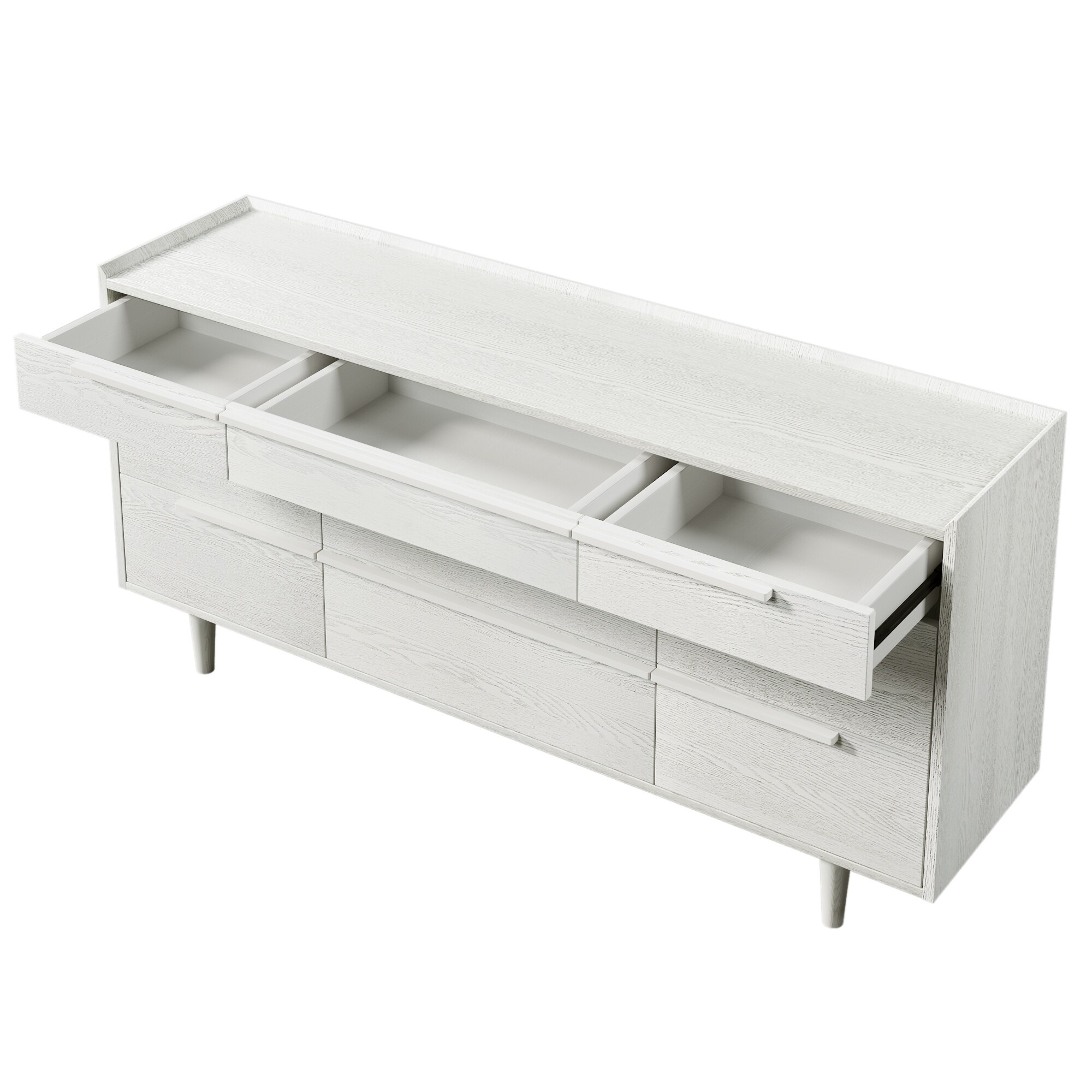 9-Drawer Dresser with Wood Finish and Solid Wood Legs - Bed Bath & Beyond -  38299385