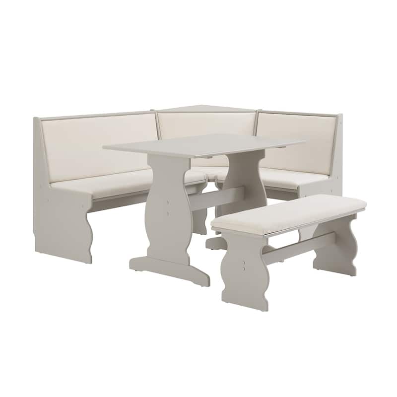 Hannah Breakfast Nook 3-piece Dining Set