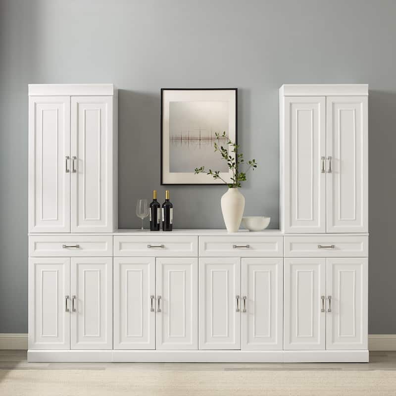 Crosley Stanton 3Pc Sideboard And Pantry Set - 14.5"x95"x78"