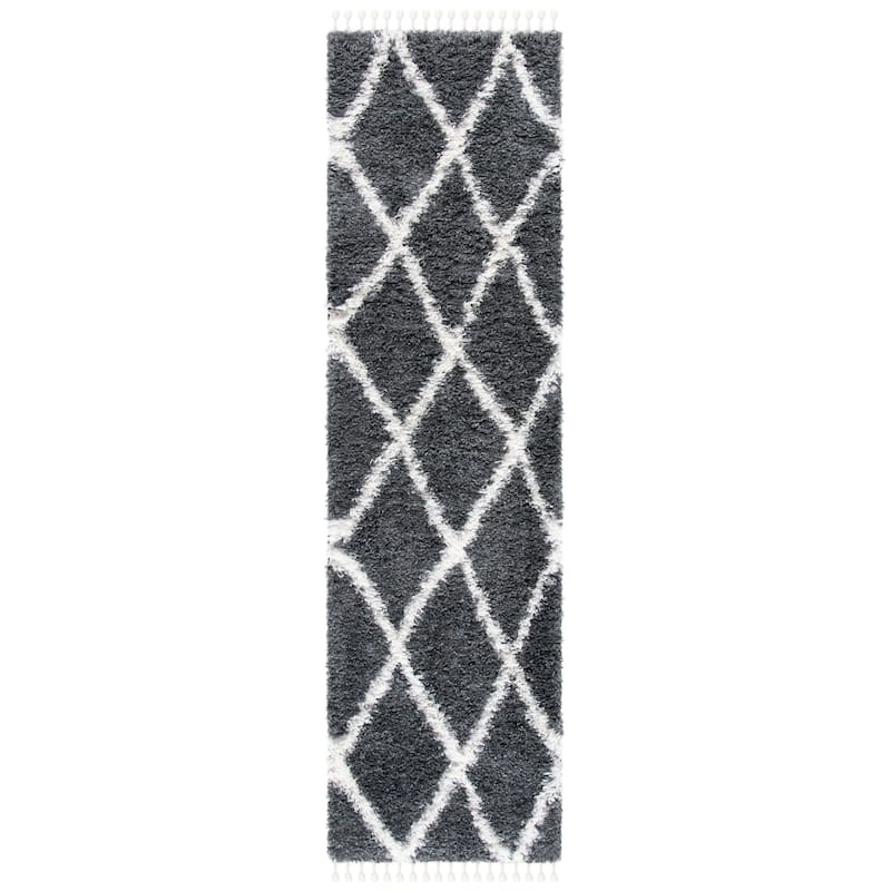 SAFAVIEH Moroccan Tassel Shag Aleen 1.5-inch Thick Rug