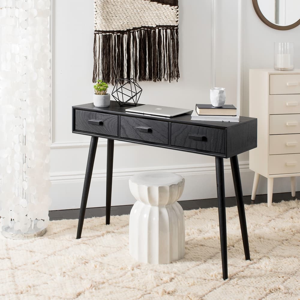 SAFAVIEH Hennie 3-Drawer Console Table - 41.8" x 14.3" x 32" - 42"W x 14"D x 32"H
