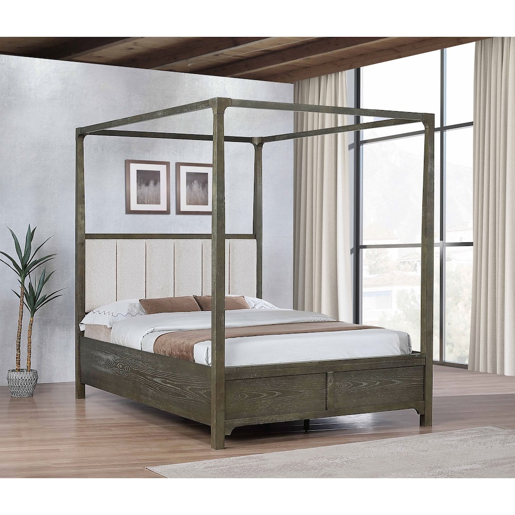 Sundance Dark Cocoa Queen Canopy Bed