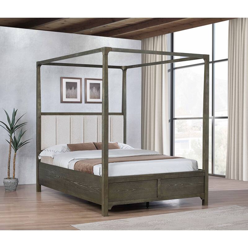 Sundance Dark Cocoa Queen Canopy Bed