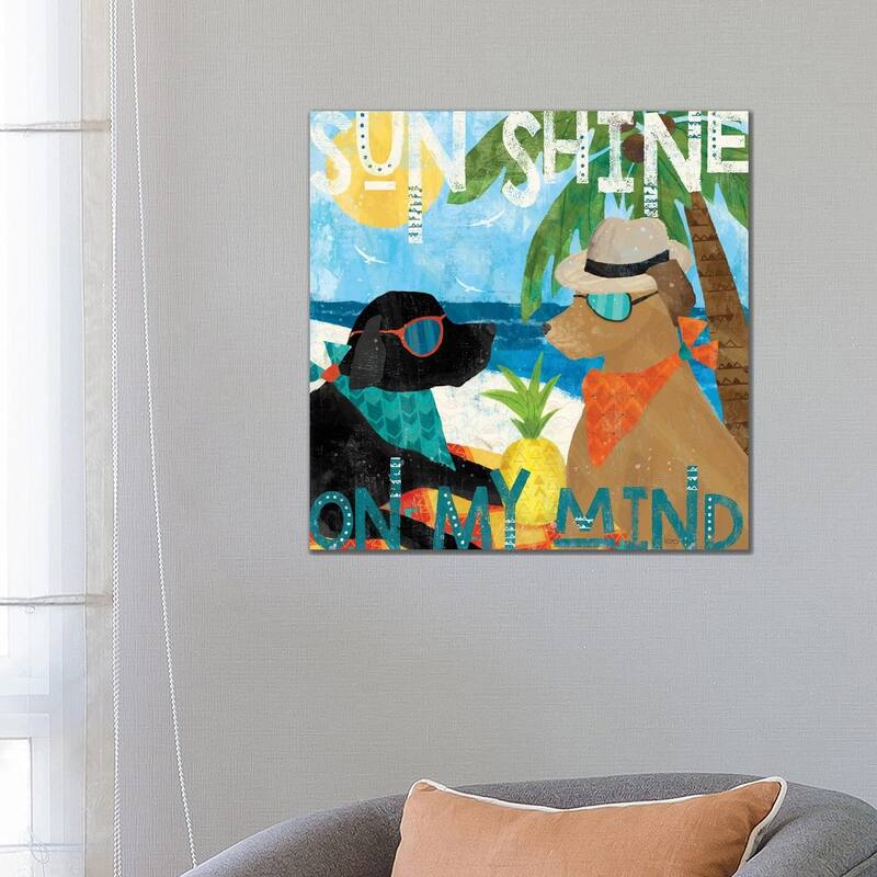 iCanvas "Good Vibes III" by Veronique Charron Canvas Print - 26x26x1.5