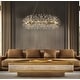preview thumbnail 9 of 27, Modern Firework Crystal Chandelier for Dining Room and Living Room