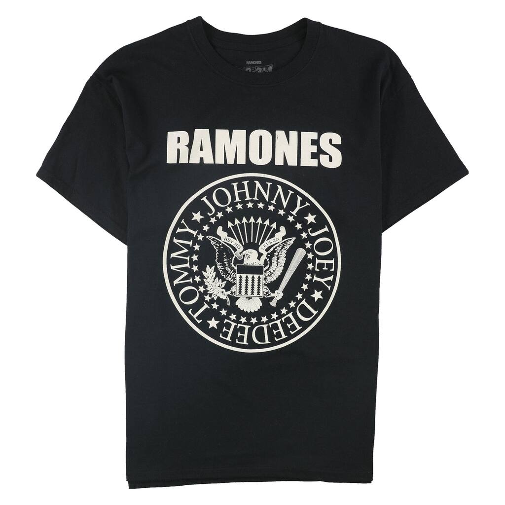 Band Specific Womens Ramones Graphic T-Shirt,, Black, X-Small