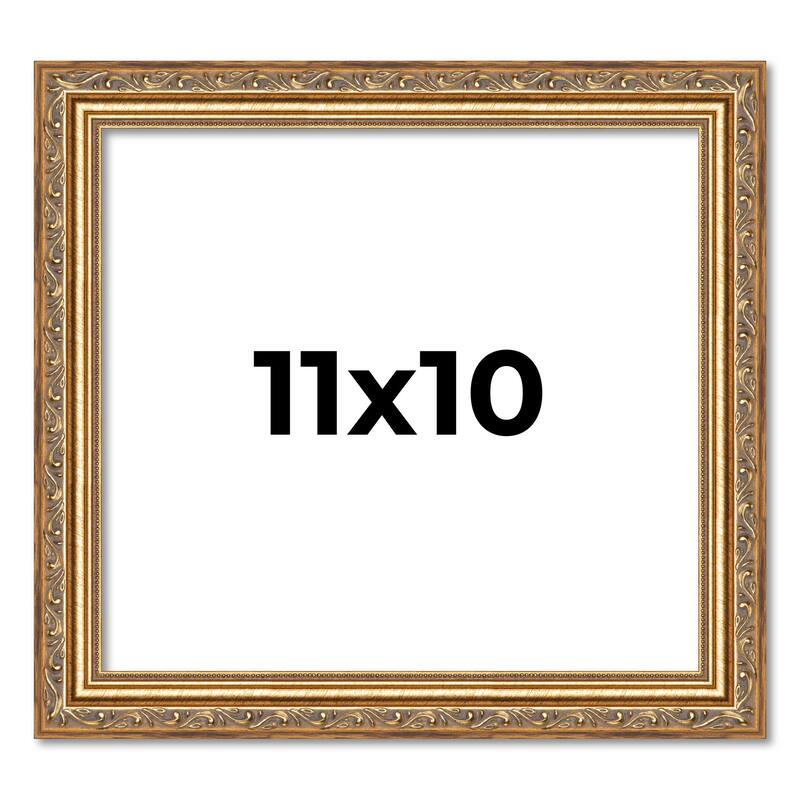 11x10 Frame Red Solid Wood Picture Frame Width 1.75 Inches | Interior Frame Depth 1 13/16 Inches