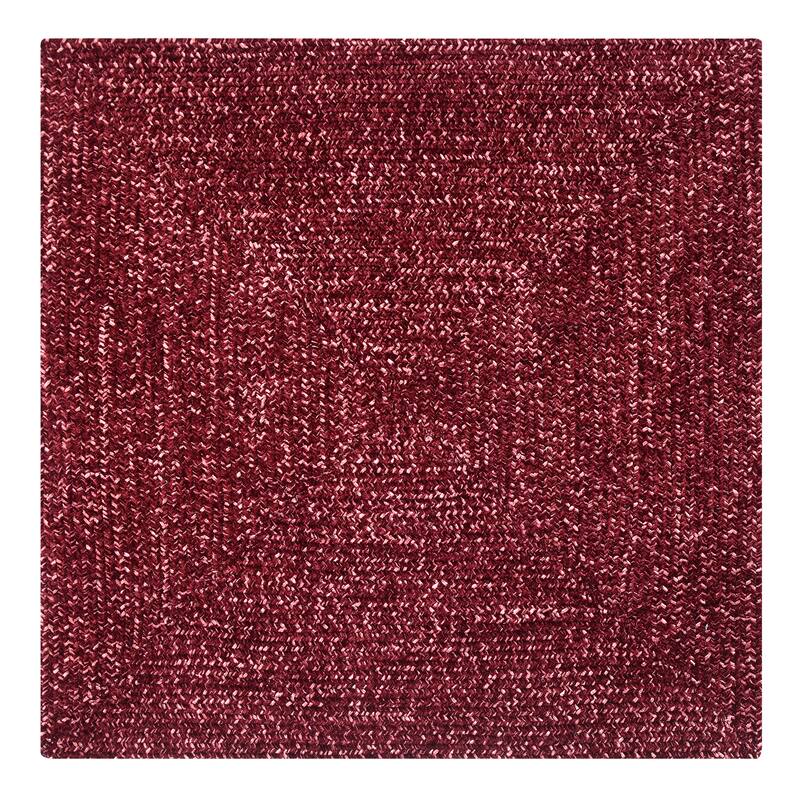 Better Trends Chenille Tweed & Solid Braid 100% Polyester Stain Resistant, Double Sided Reversible Indoor Area Rug