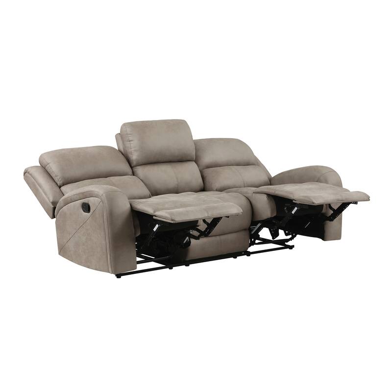 Fremont & Park Mabel Polished Microfiber 3-Piece Manual Reclining Sofa Set