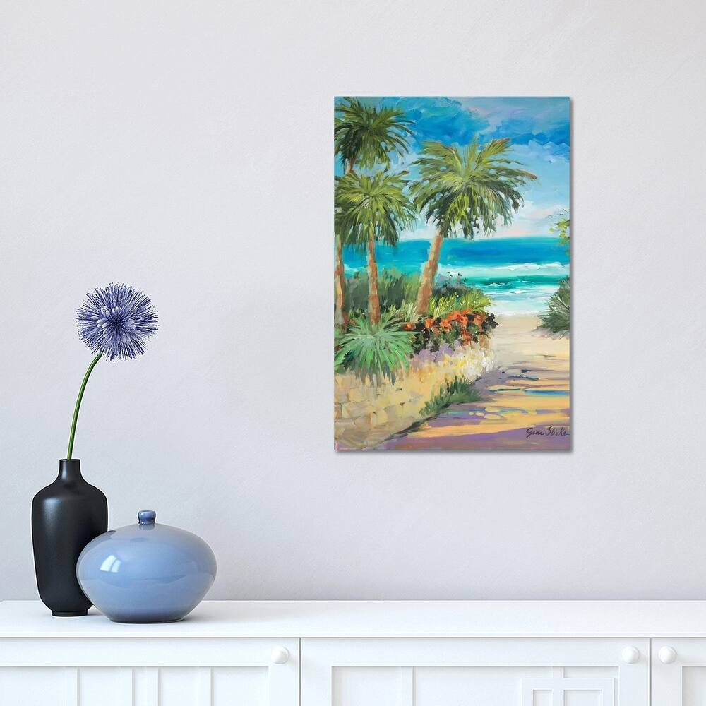 iCanvas "Palm Path" by Jane Slivka Canvas Print