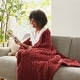 preview thumbnail 29 of 93, Madison Park Hand Made Chunky Double Knit Throw Blanket