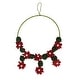 preview thumbnail 2 of 1, Handmade Wool Felt Flower Wreath