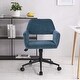 preview thumbnail 53 of 85, Homy Casa Adjustable Upholstered Swivel Task Chair Teal