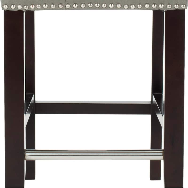 SAFAVIEH Lashunda 24-inch Counter Stool - 16.7" W x 20.1" L x 34.4" H - 17Wx20Dx34H - Seamist