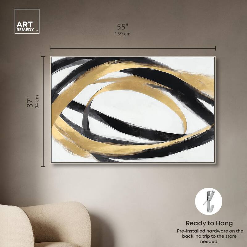 Loops of Luxury II Canvas by Art Remedy
