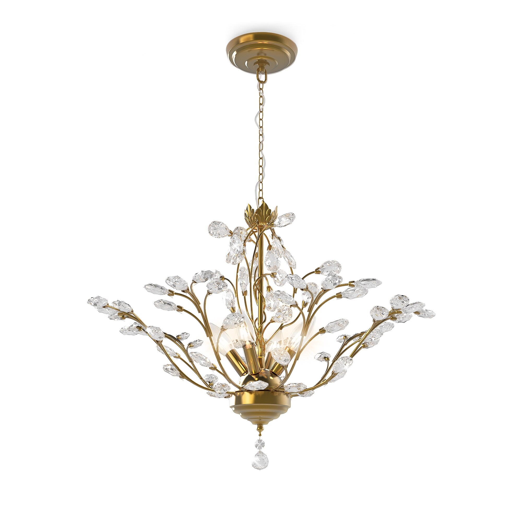 Maxax 4 - Light Unique Classic / Traditional Chandelier with