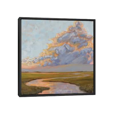 iCanvas "Thunderclouds Over The Marsh" by April Moffatt Framed Canvas Print