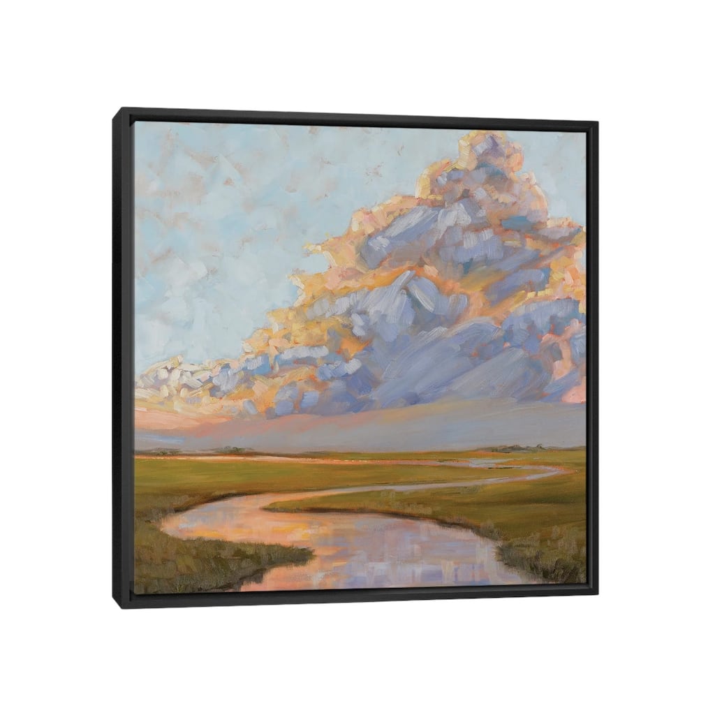 iCanvas "Thunderclouds Over The Marsh" by April Moffatt Framed Canvas Print